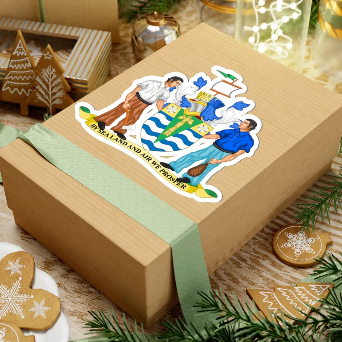 Coat of arms of Vancouver (Canada) (Coat of Arms) STICKER Vinyl Kiss-Cut Decal - The Sticker Space