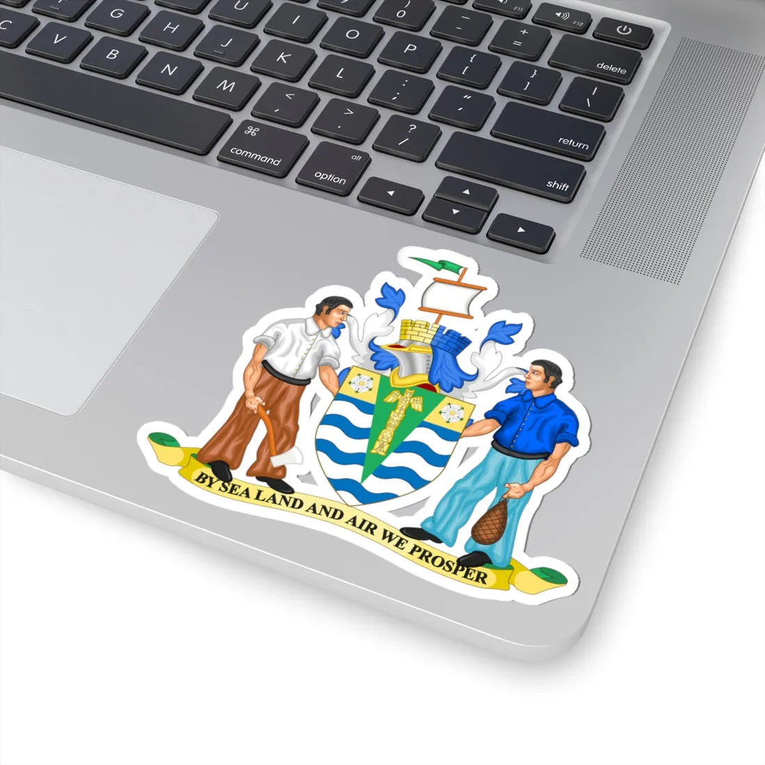 Coat of arms of Vancouver (Canada) (Coat of Arms) STICKER Vinyl Kiss-Cut Decal - The Sticker Space