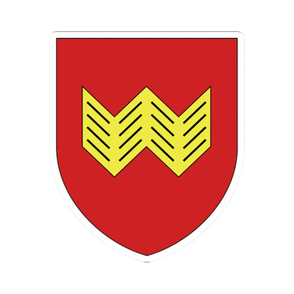 Coat of Arms of Vałožyn Belarus (Belarus) (Coat of Arms) STICKER Vinyl Kiss-Cut Decal 2 Inch White - The Sticker Space