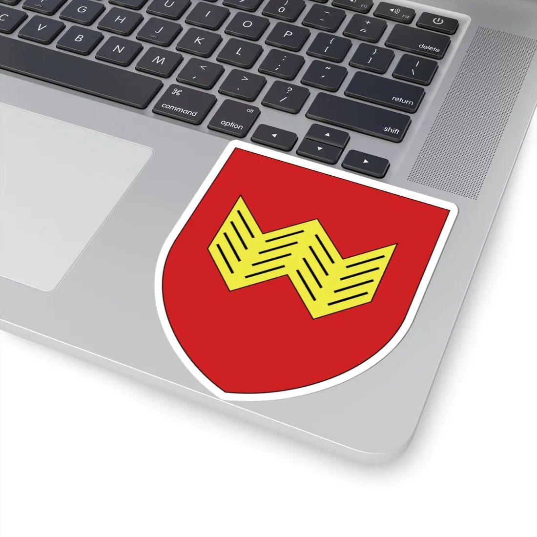 Coat of Arms of Vałožyn Belarus (Belarus) (Coat of Arms) STICKER Vinyl Kiss-Cut Decal - The Sticker Space