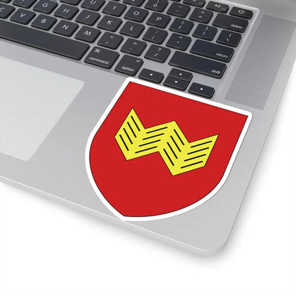 Coat of Arms of Vałožyn Belarus (Belarus) (Coat of Arms) STICKER Vinyl Kiss-Cut Decal - The Sticker Space