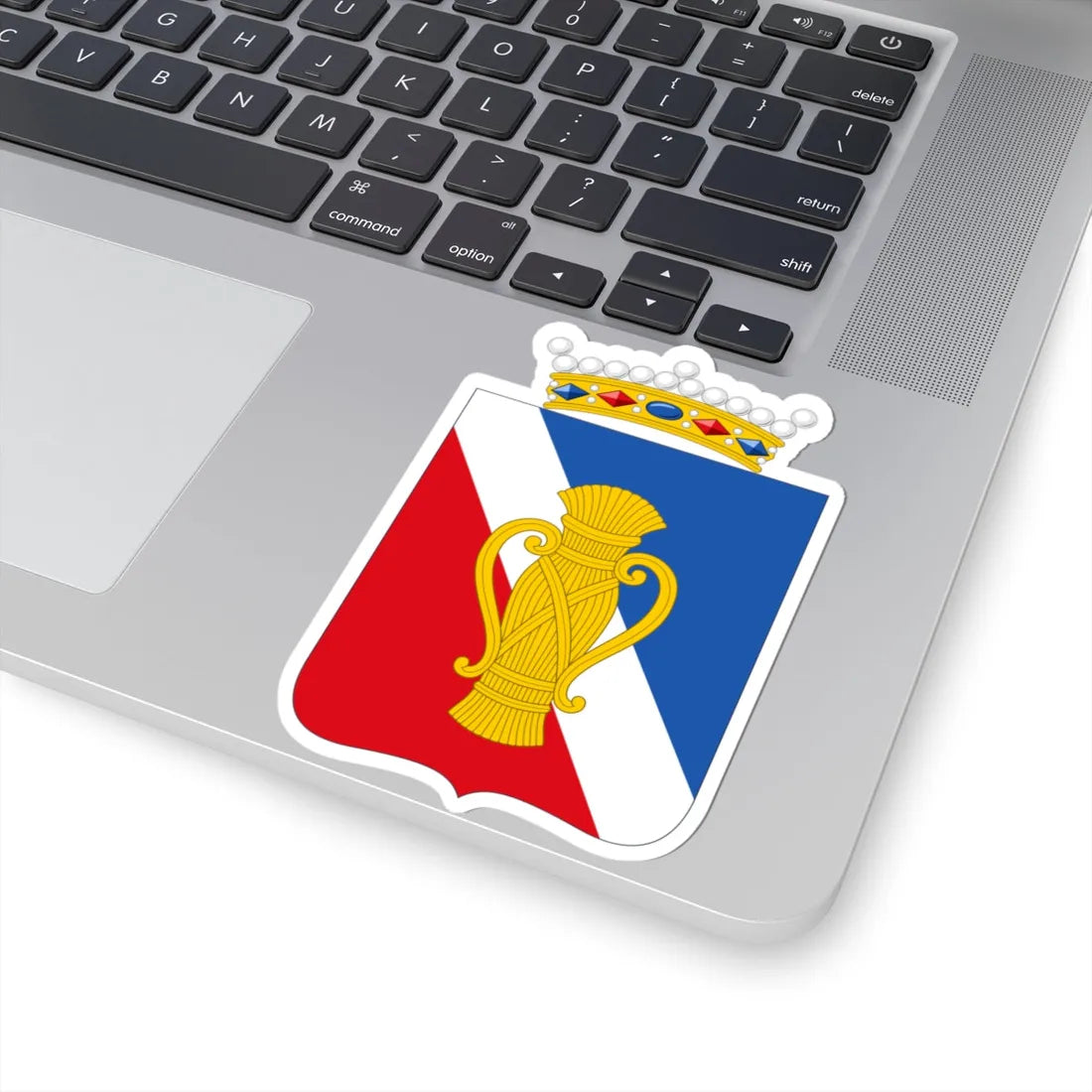 Coat of Arms of Vasa Province (Finland) (Coat of Arms) STICKER Vinyl Kiss-Cut Decal - The Sticker Space