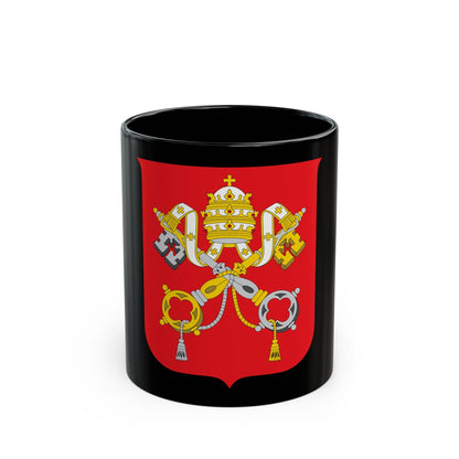 Coat of arms of Vatican City State - Black Coffee Mug-11oz-The Sticker Space