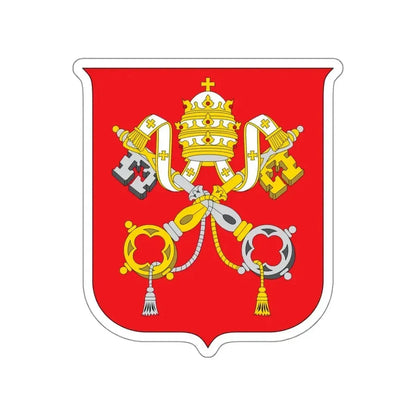 Coat of arms of Vatican City State STICKER Vinyl Die-Cut Decal - The Sticker Space