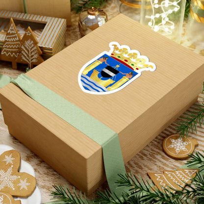 Coat of arms of Veere (Netherlands) (Coat of Arms) STICKER Vinyl Kiss-Cut Decal - The Sticker Space