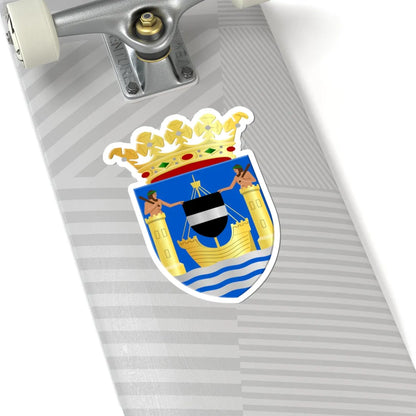 Coat of arms of Veere (Netherlands) (Coat of Arms) STICKER Vinyl Kiss-Cut Decal - The Sticker Space