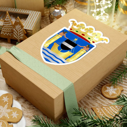 Coat of arms of Veere (Netherlands) (Coat of Arms) STICKER Vinyl Kiss-Cut Decal - The Sticker Space