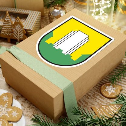 Coat of arms of Velenje (Slovenia) (Coat of Arms) STICKER Vinyl Kiss-Cut Decal - The Sticker Space