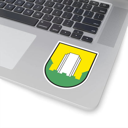 Coat of arms of Velenje (Slovenia) (Coat of Arms) STICKER Vinyl Kiss-Cut Decal - The Sticker Space