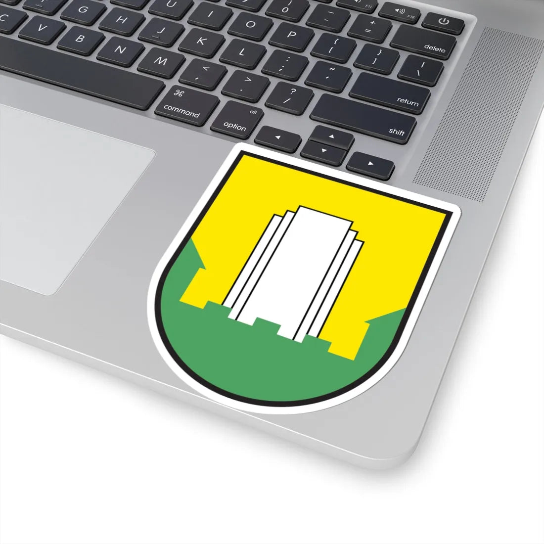 Coat of arms of Velenje (Slovenia) (Coat of Arms) STICKER Vinyl Kiss-Cut Decal - The Sticker Space