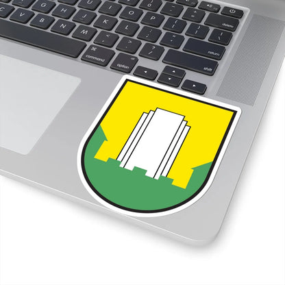 Coat of arms of Velenje (Slovenia) (Coat of Arms) STICKER Vinyl Kiss-Cut Decal - The Sticker Space