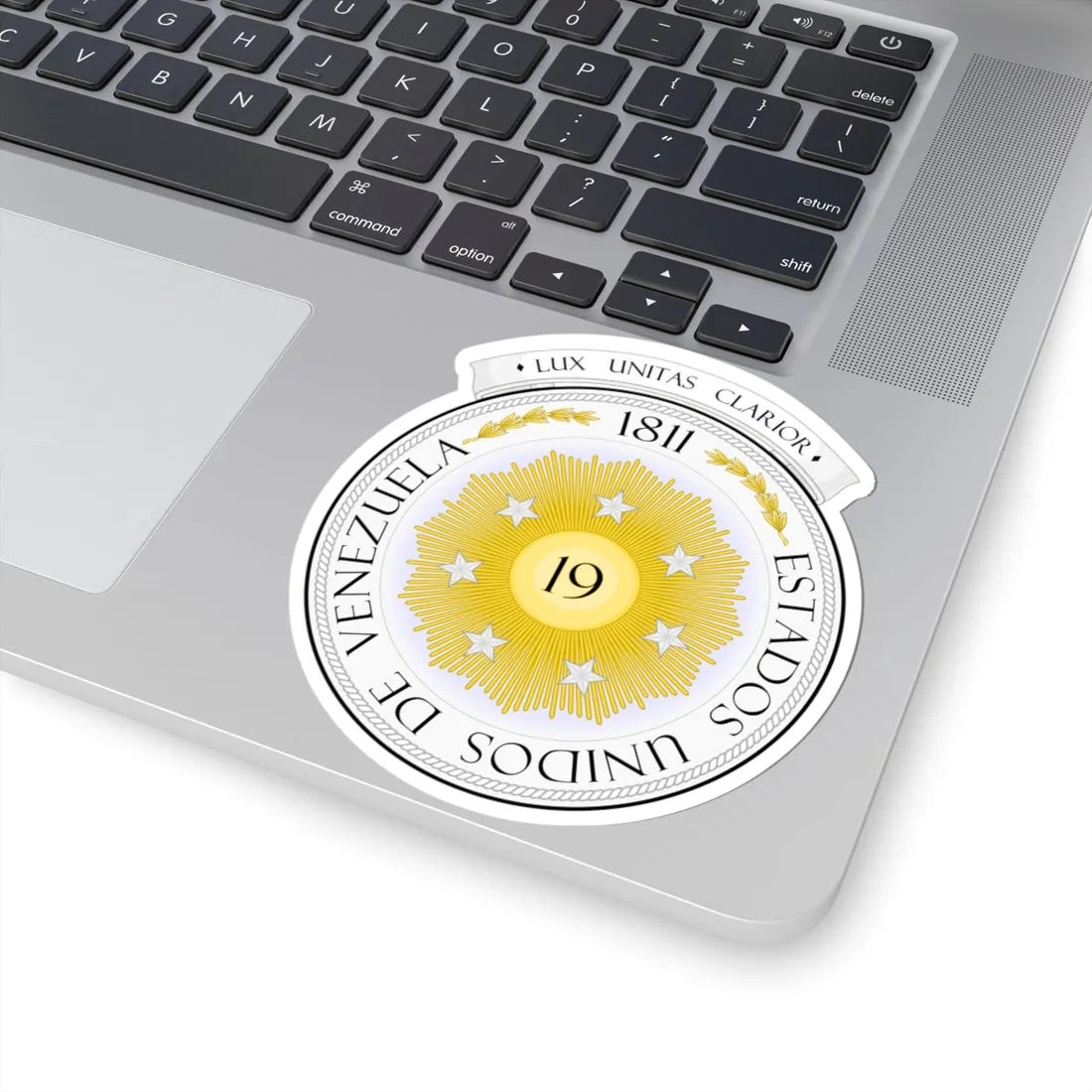 Coat of arms of Venezuela (1810) - STICKER Vinyl Kiss-Cut Decal - The Sticker Space