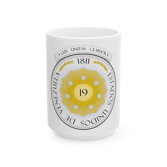 Coat of arms of Venezuela (1810) - White Coffee Mug