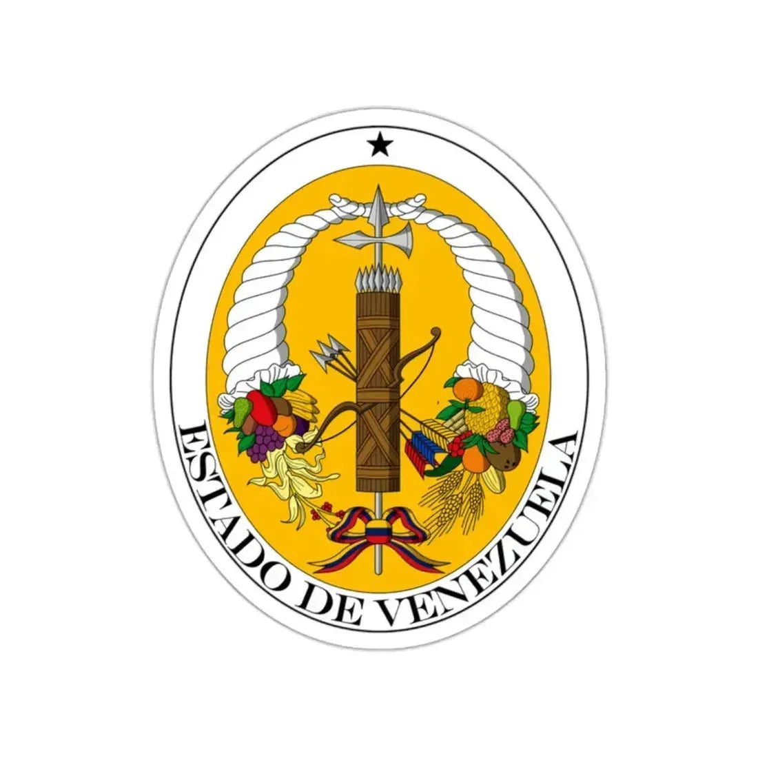 Coat of arms of Venezuela (1830-1836) STICKER Vinyl Die-Cut Decal 2 Inch - The Sticker Space
