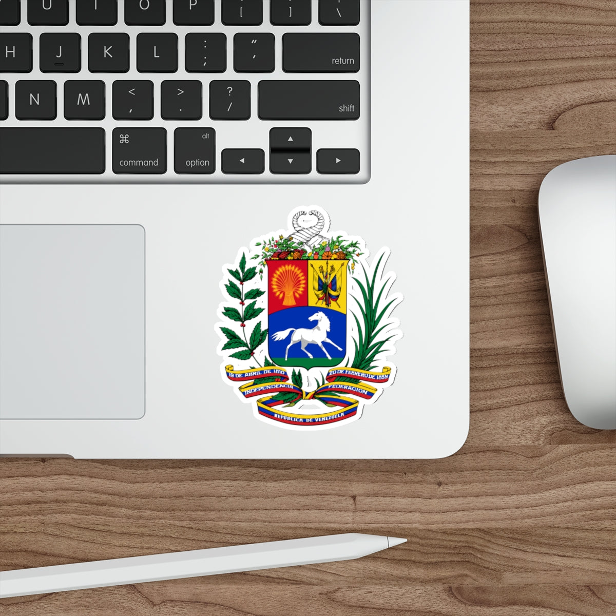 Coat of arms of Venezuela (1954-2006) STICKER Vinyl Die-Cut Decal-The Sticker Space