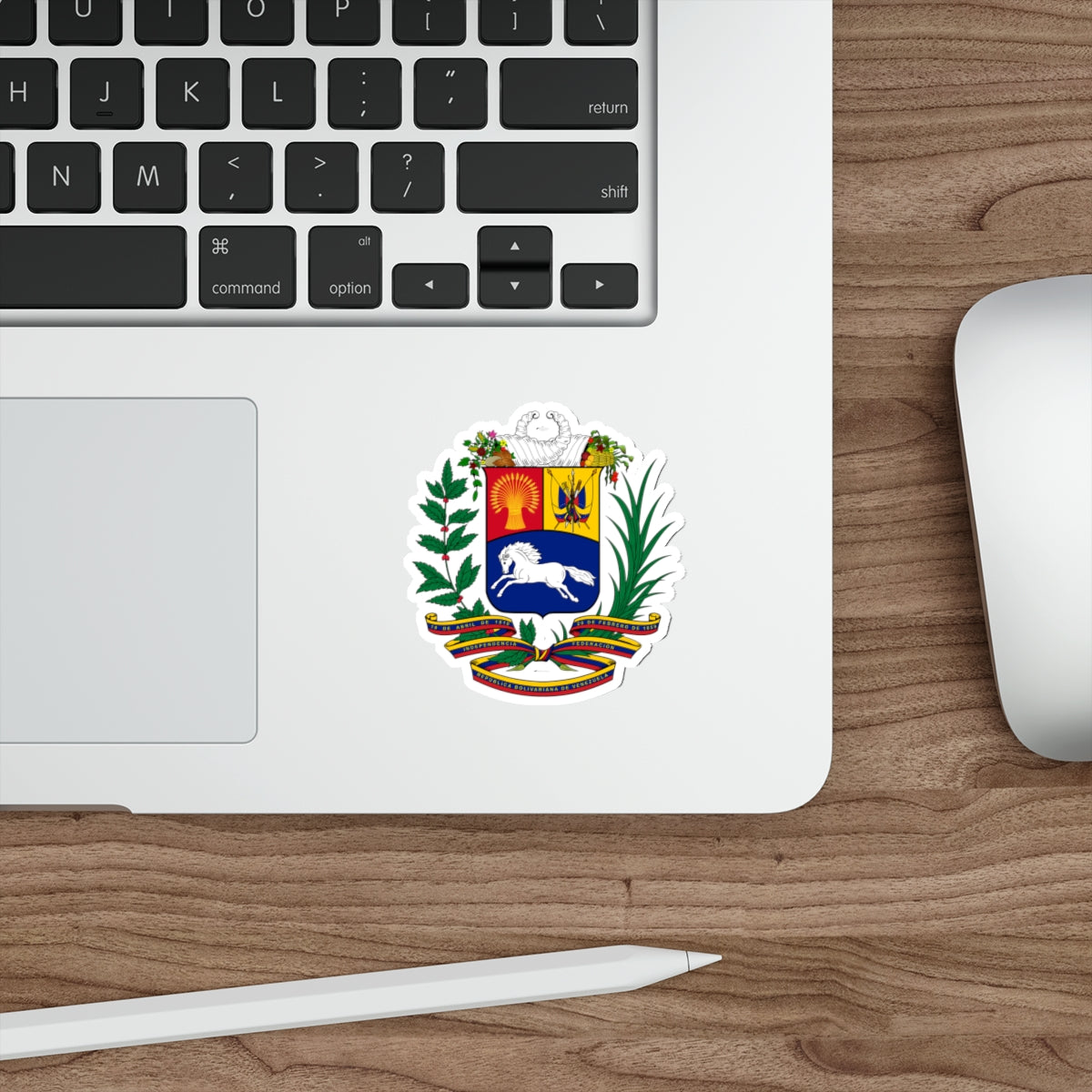 Coat of arms of Venezuela STICKER Vinyl Die-Cut Decal-The Sticker Space