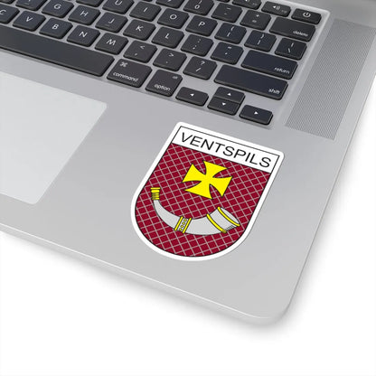 Coat of Arms of Ventspils (Latvia) (Coat of Arms) STICKER Vinyl Kiss-Cut Decal - The Sticker Space