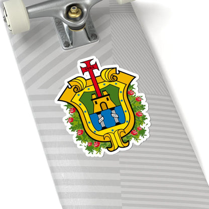 Coat of arms of Veracruz (Mexico) (Coat of Arms) STICKER Vinyl Kiss-Cut Decal - The Sticker Space