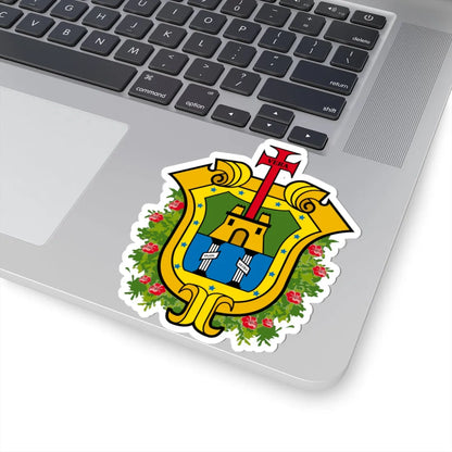 Coat of arms of Veracruz (Mexico) (Coat of Arms) STICKER Vinyl Kiss-Cut Decal - The Sticker Space