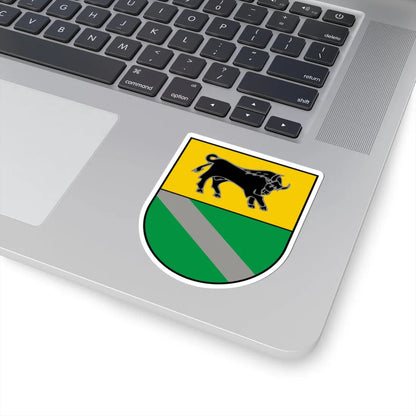 Coat of Arms of Verkhnodniprovsk (Ukraine) (Coat of Arms) STICKER Vinyl Kiss-Cut Decal - The Sticker Space