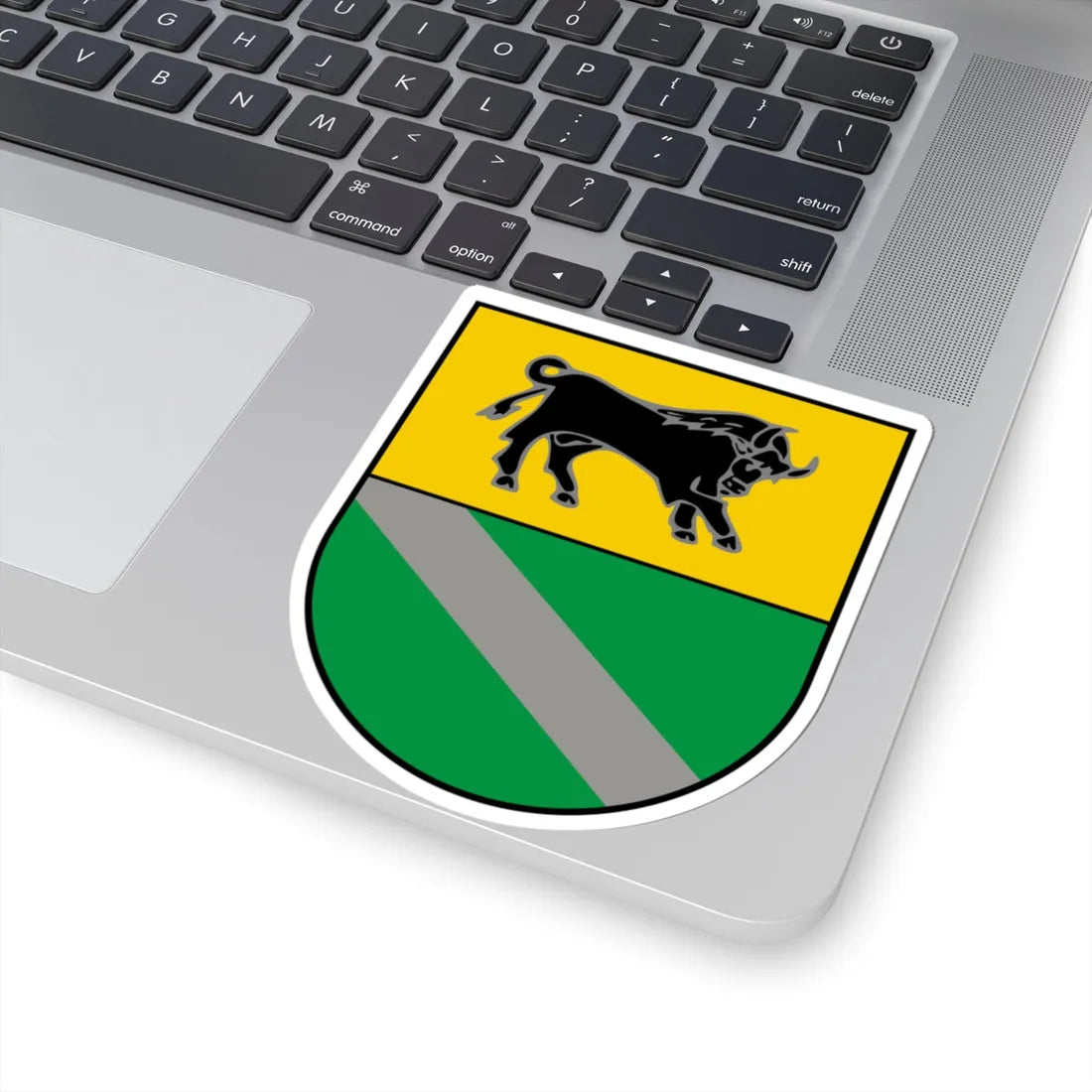 Coat of Arms of Verkhnodniprovsk (Ukraine) (Coat of Arms) STICKER Vinyl Kiss-Cut Decal - The Sticker Space