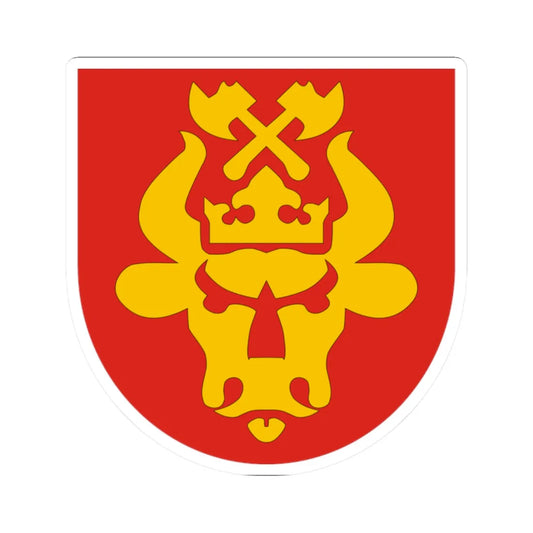 Coat of arms of Võhma (Estonia) (Coat of Arms) STICKER Vinyl Kiss-Cut Decal 2 Inch White - The Sticker Space