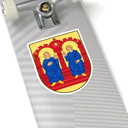 Coat of arms of Viborg (Denmark) (Coat of Arms) STICKER Vinyl Kiss-Cut Decal - The Sticker Space