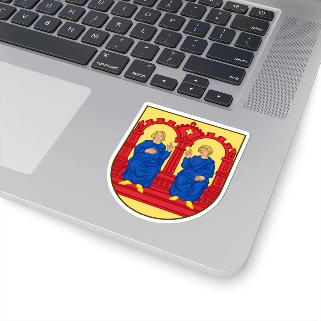 Coat of arms of Viborg (Denmark) (Coat of Arms) STICKER Vinyl Kiss-Cut Decal - The Sticker Space
