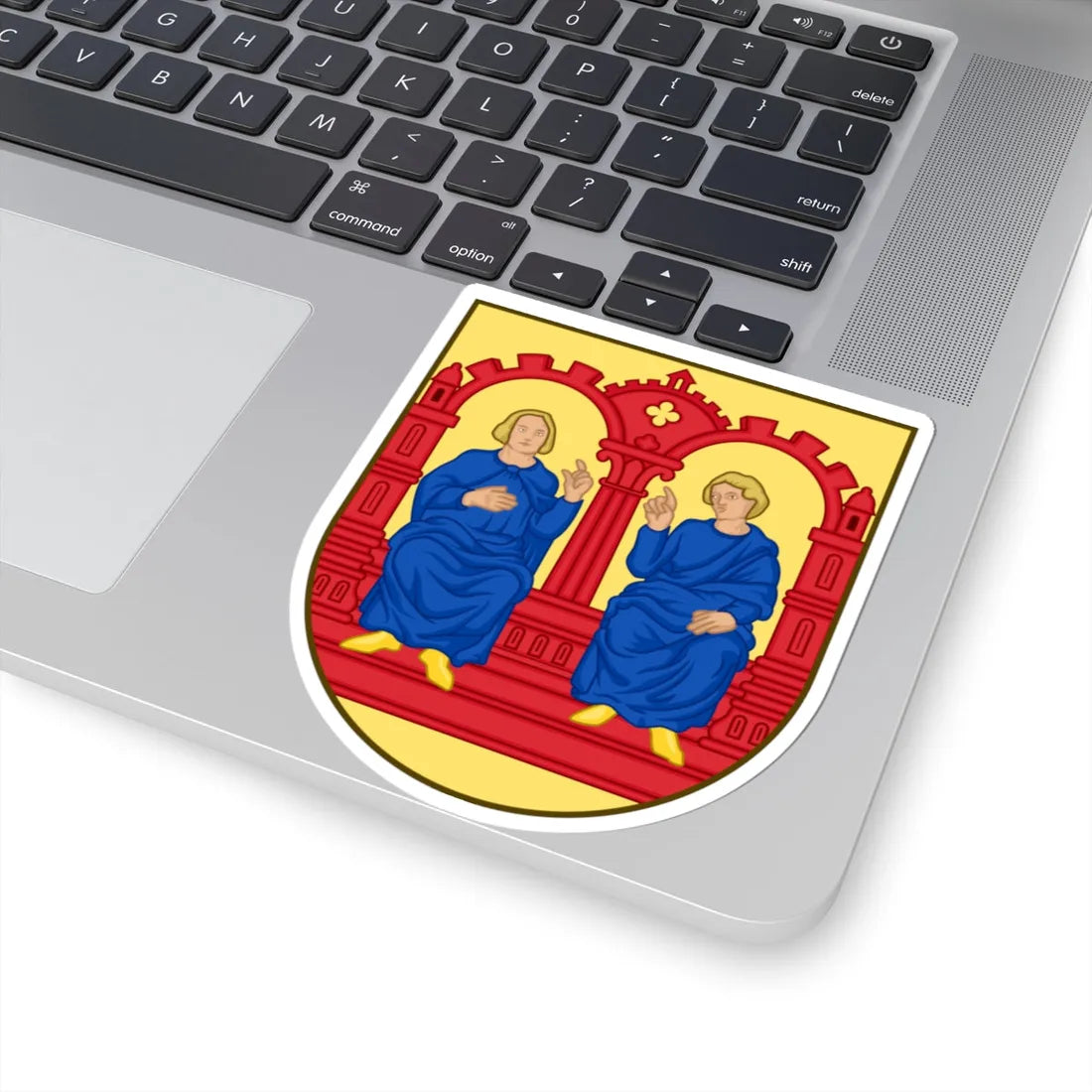 Coat of arms of Viborg (Denmark) (Coat of Arms) STICKER Vinyl Kiss-Cut Decal - The Sticker Space