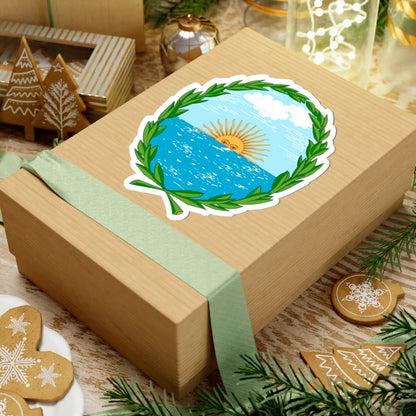 Coat of arms of Vicente López (Argentina) (Coat of Arms) STICKER Vinyl Kiss-Cut Decal - The Sticker Space