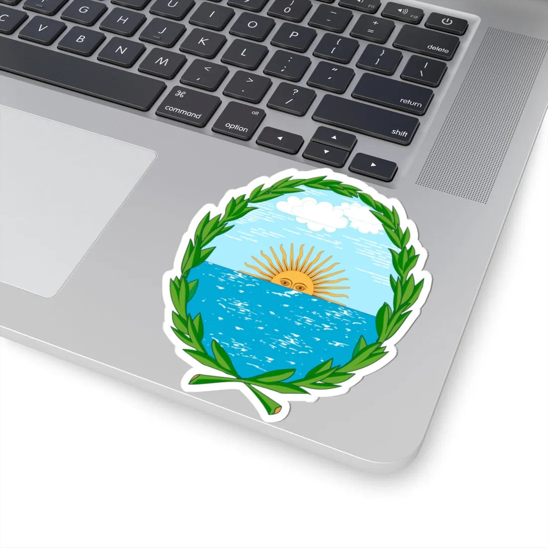 Coat of arms of Vicente López (Argentina) (Coat of Arms) STICKER Vinyl Kiss-Cut Decal - The Sticker Space