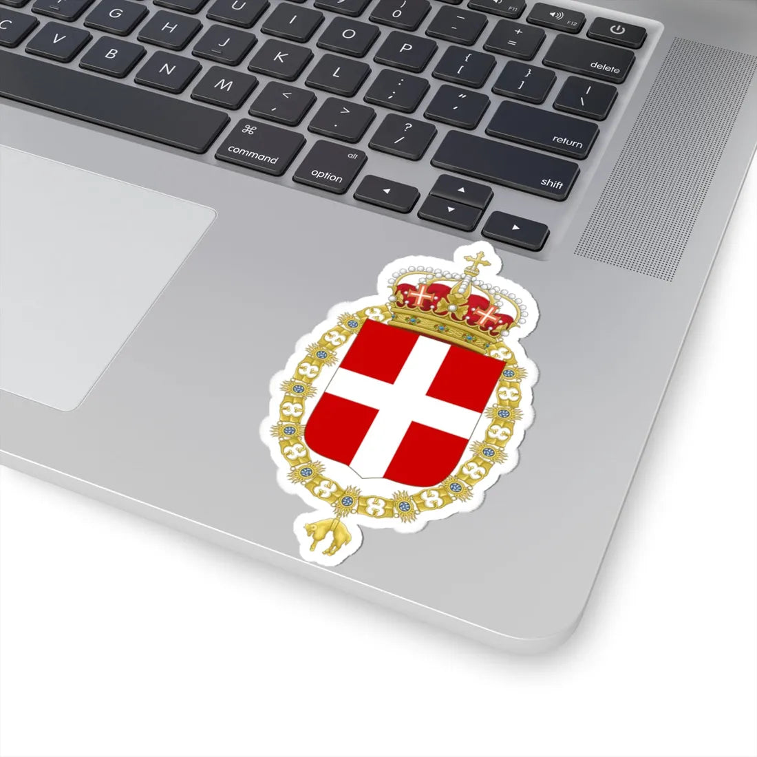 Coat of Arms of Victor Emmanuel II and Umberto I of Italy Order of the Golden Fleece (Austria) (Coat of Arms) STICKER Vinyl Kiss-Cut Decal - The Sticker Space