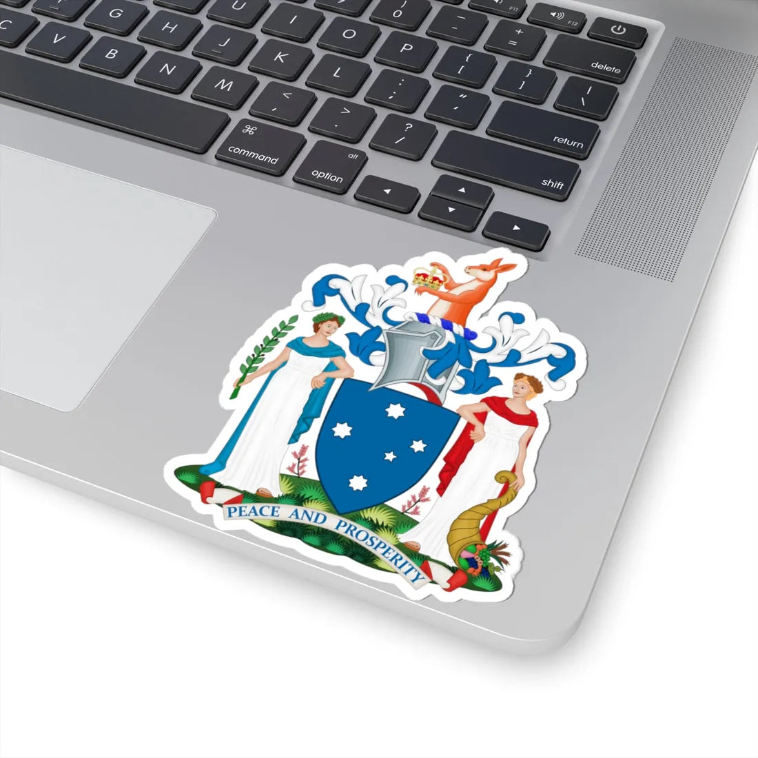 Coat of Arms of Victoria (Australia) (Coat of Arms) STICKER Vinyl Kiss-Cut Decal - The Sticker Space