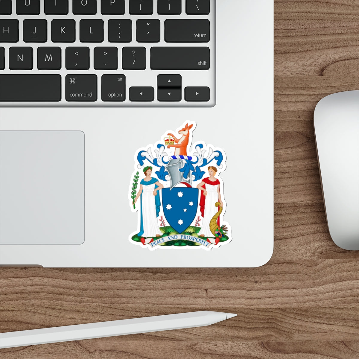 Coat of Arms of Victoria STICKER Vinyl Die-Cut Decal-The Sticker Space