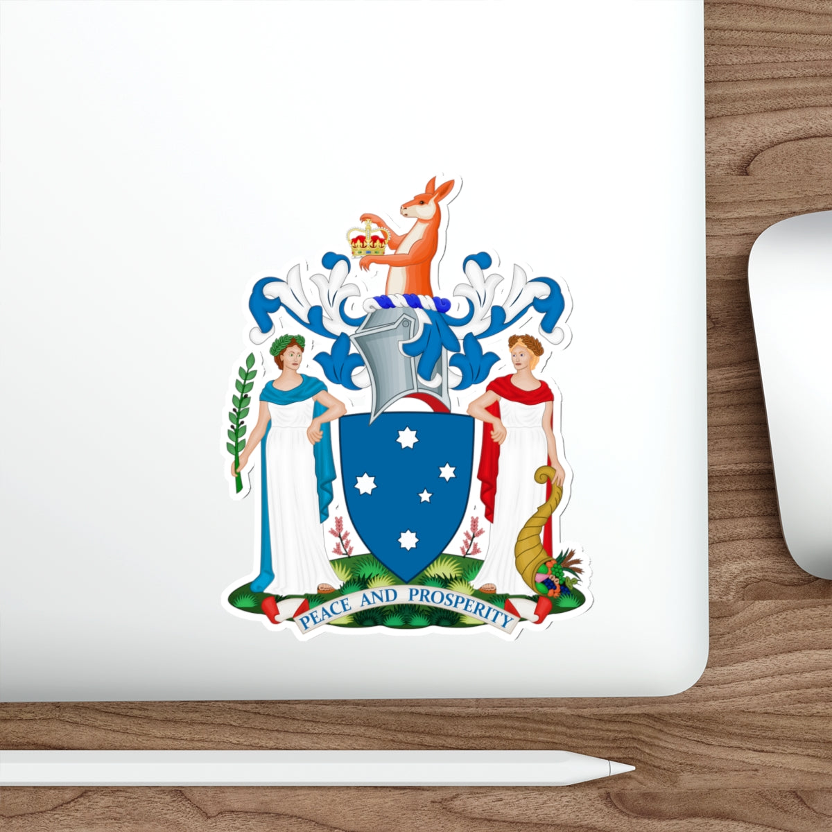 Coat of Arms of Victoria STICKER Vinyl Die-Cut Decal-The Sticker Space