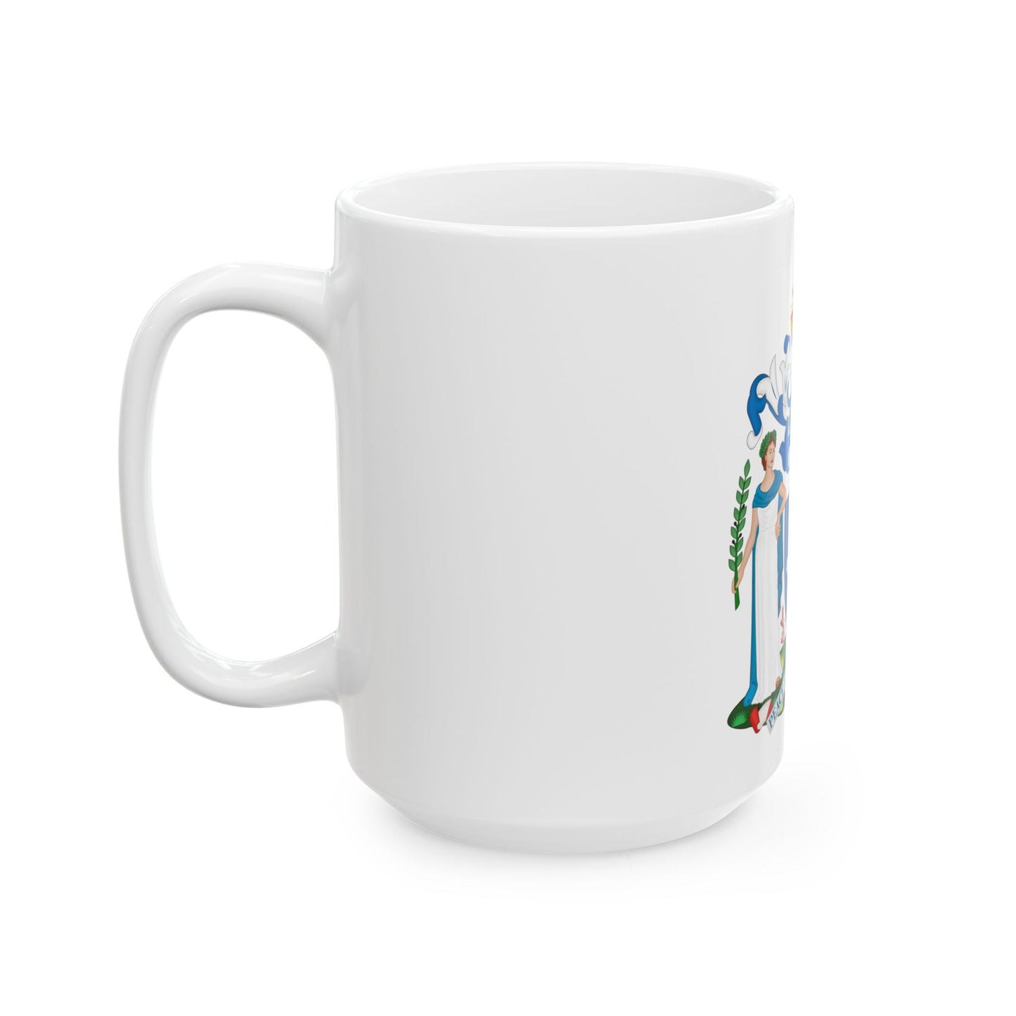 Coat of Arms of Victoria - White Coffee Mug