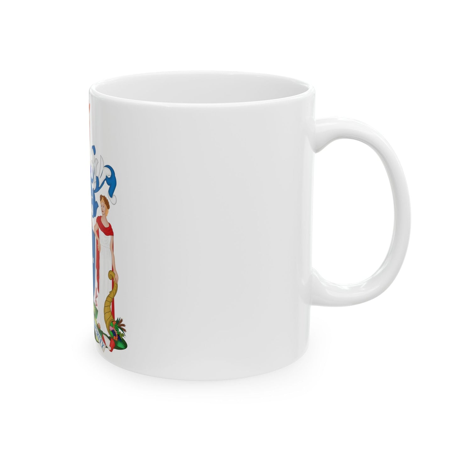 Coat of Arms of Victoria - White Coffee Mug