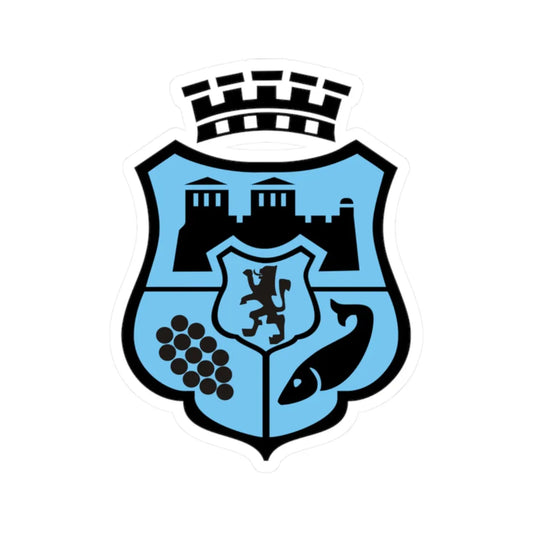 Coat of arms of Vidin (Bulgaria) (Coat of Arms) STICKER Vinyl Kiss-Cut Decal 2 Inch White - The Sticker Space