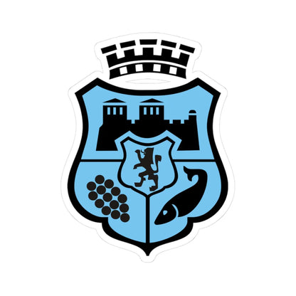 Coat of arms of Vidin (Bulgaria) (Coat of Arms) STICKER Vinyl Kiss-Cut Decal 3 Inch White - The Sticker Space