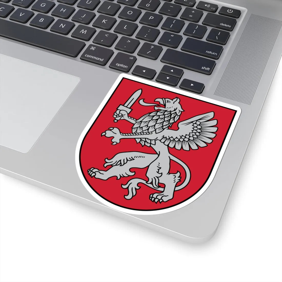 Coat of arms of Vidzeme (Latvia) (Coat of Arms) STICKER Vinyl Kiss-Cut Decal - The Sticker Space