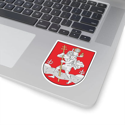 Coat of Arms of Vilnius (Lithuania) (Coat of Arms) STICKER Vinyl Kiss-Cut Decal - The Sticker Space