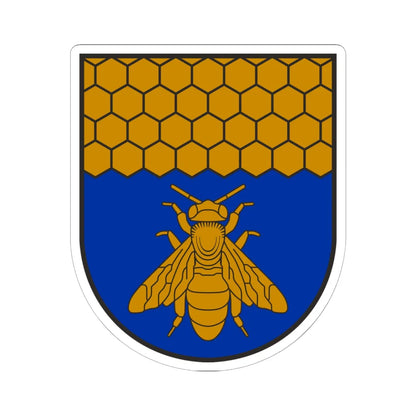 Coat of Arms of Viļāni (Latvia) (Coat of Arms) STICKER Vinyl Kiss-Cut Decal 6 Inch White - The Sticker Space