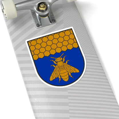 Coat of Arms of Viļāni (Latvia) (Coat of Arms) STICKER Vinyl Kiss-Cut Decal - The Sticker Space