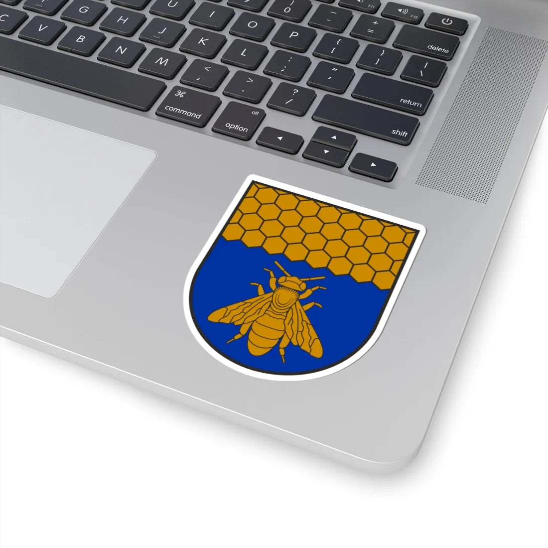 Coat of Arms of Viļāni (Latvia) (Coat of Arms) STICKER Vinyl Kiss-Cut Decal - The Sticker Space