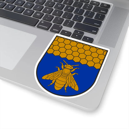 Coat of Arms of Viļāni (Latvia) (Coat of Arms) STICKER Vinyl Kiss-Cut Decal - The Sticker Space