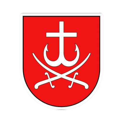 Coat of arms of Vinnytsia (Ukraine) (Coat of Arms) STICKER Vinyl Kiss-Cut Decal 2 Inch White - The Sticker Space