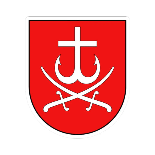 Coat of arms of Vinnytsia (Ukraine) (Coat of Arms) STICKER Vinyl Kiss-Cut Decal 2 Inch White - The Sticker Space