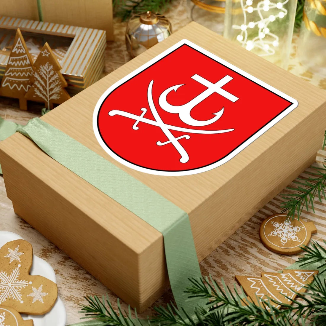 Coat of arms of Vinnytsia (Ukraine) (Coat of Arms) STICKER Vinyl Kiss-Cut Decal - The Sticker Space