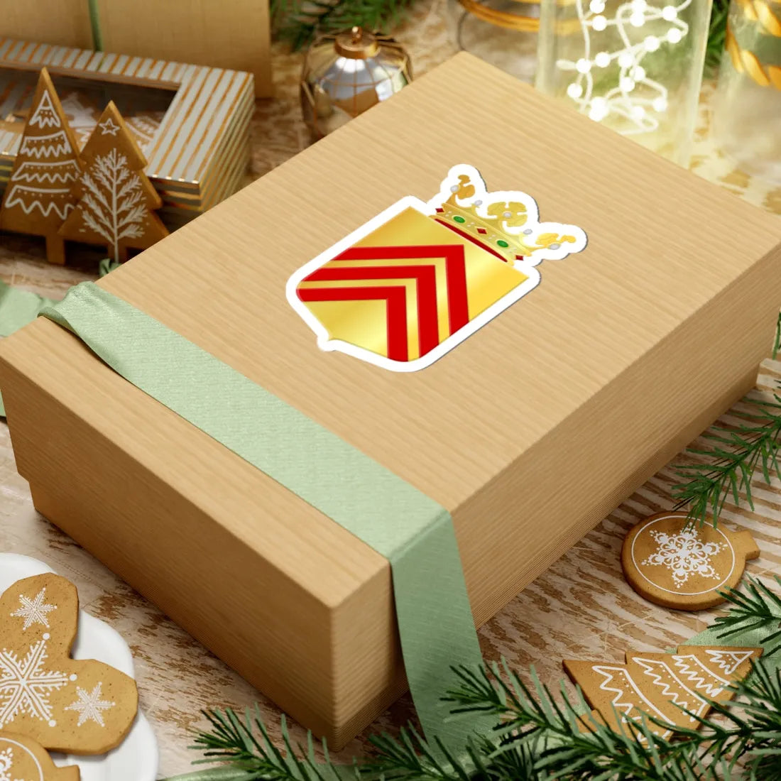 Coat of arms of Voorst (Netherlands) (Coat of Arms) STICKER Vinyl Kiss-Cut Decal - The Sticker Space