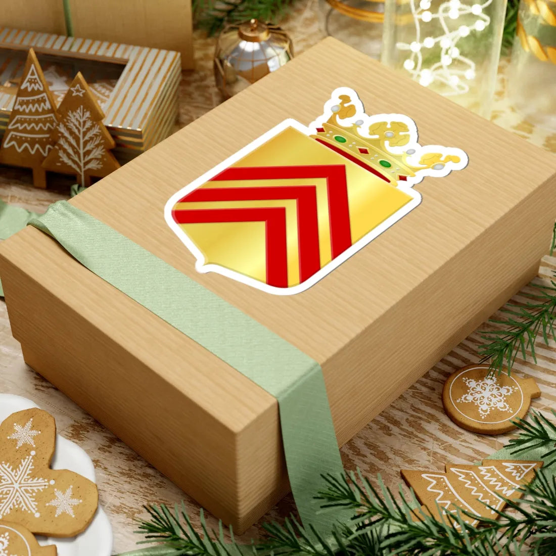 Coat of arms of Voorst (Netherlands) (Coat of Arms) STICKER Vinyl Kiss-Cut Decal - The Sticker Space